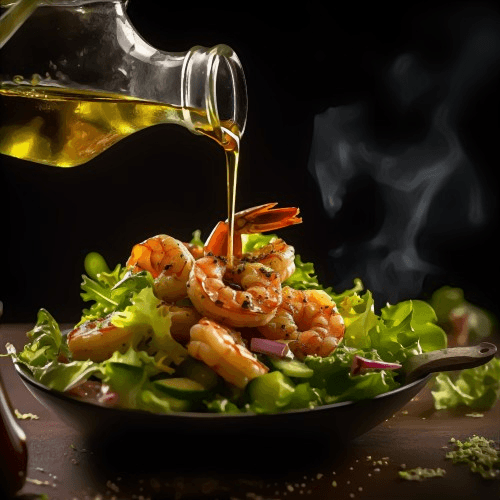 Spicy Shrimp or Calamari Salad.