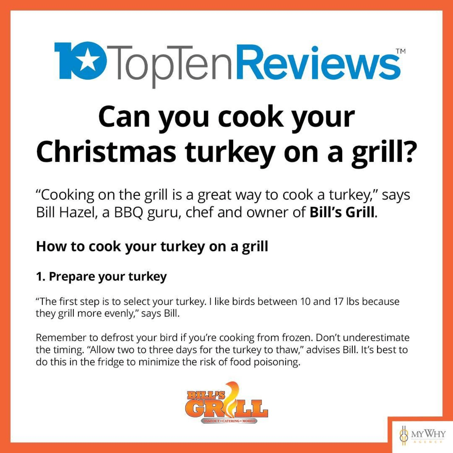 Top 10 Reviews: You Can Grill Your Holiday Turkey