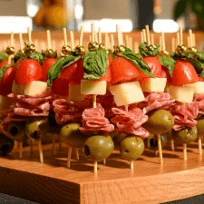 Antipasto Skewers.