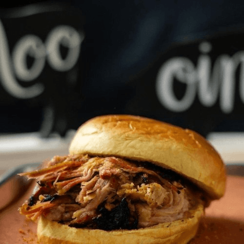 Pulled Pork Sandwich.