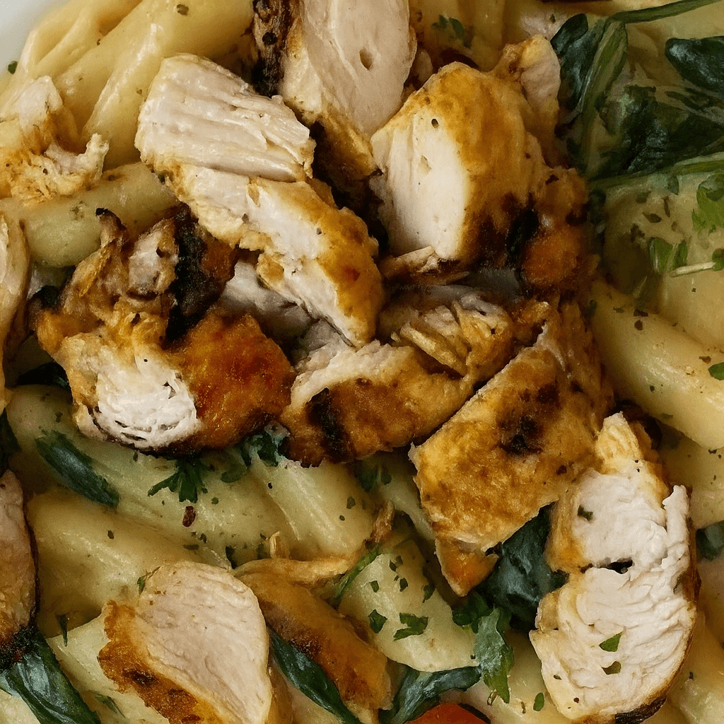 Chicken Tahini Pasta.
