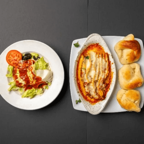 Lasagna Lunch Portion.