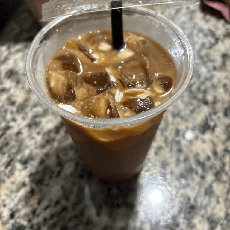20oz Iced Coquito Coffee.