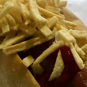 Hot dog "cachorro quente" sandwich.