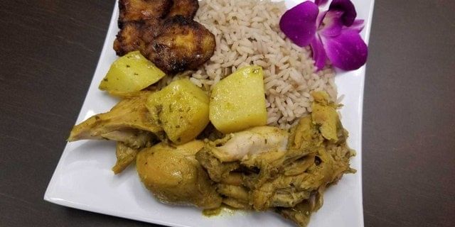 Curry Chicken Tray.