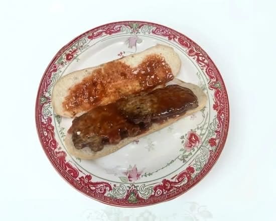 Large BBQ Boneless Ribs.