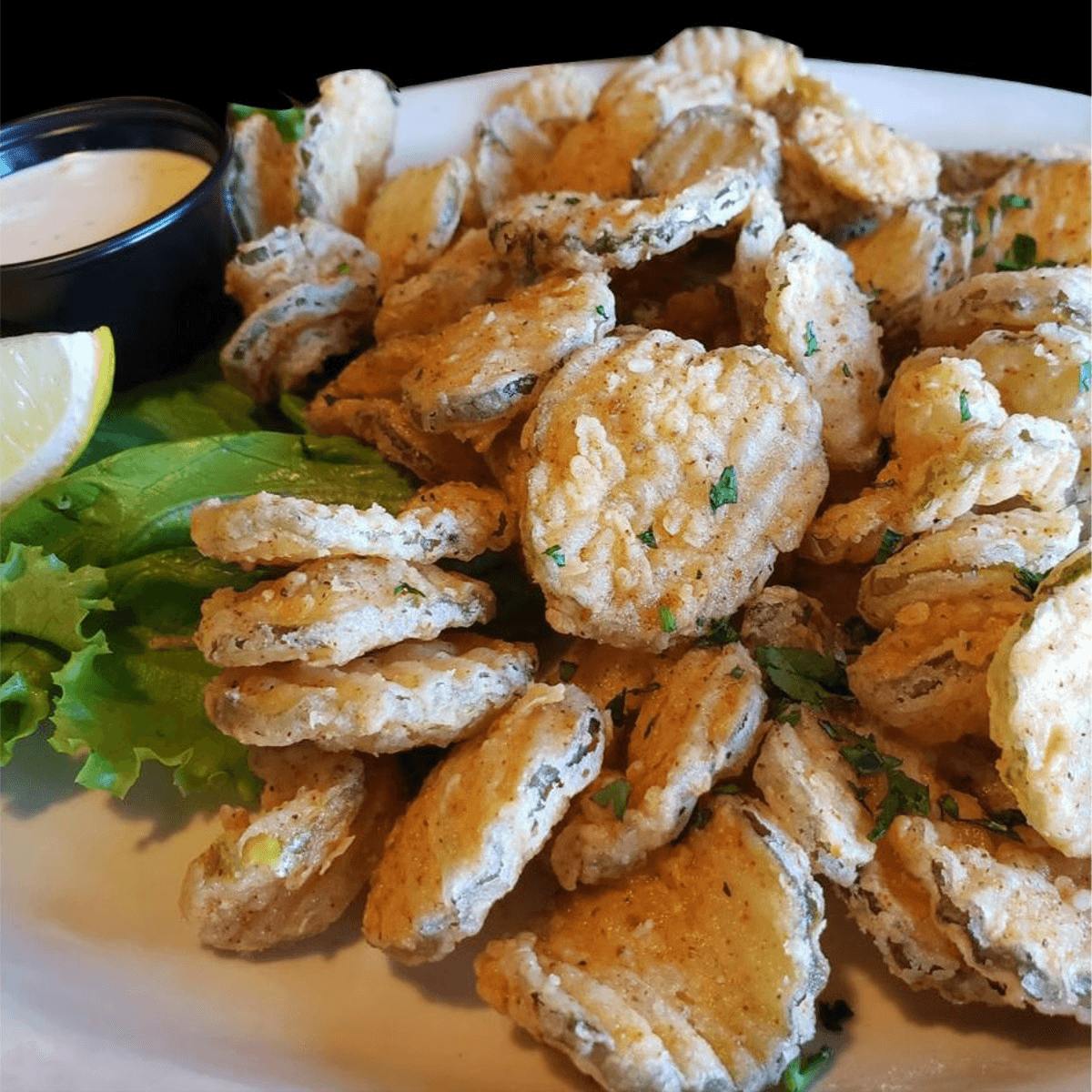 Fried Pickles or Jalapeños.