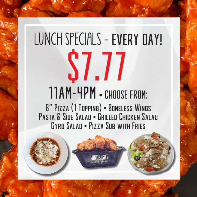 Lunch Specials.