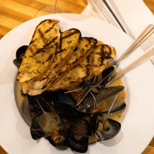 Mussels Provencal.