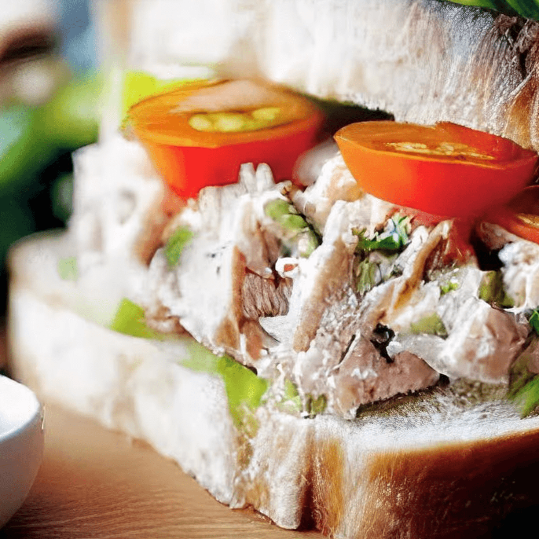 Albacore Tuna Salad Sandwich.