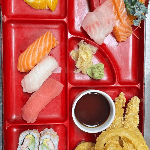Sushi Sashimi and Tempura.