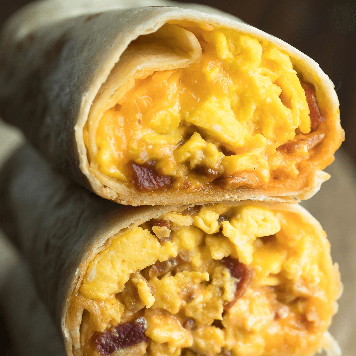 Quick Breakfast Burrito - Power Up!.