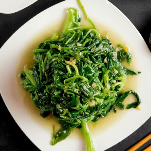Sautéed Spinach.