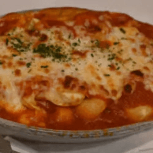 Baked Tortellini Lunch Portion.