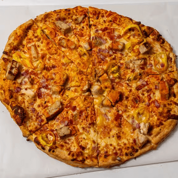 Buffalo Chicken Pizza.