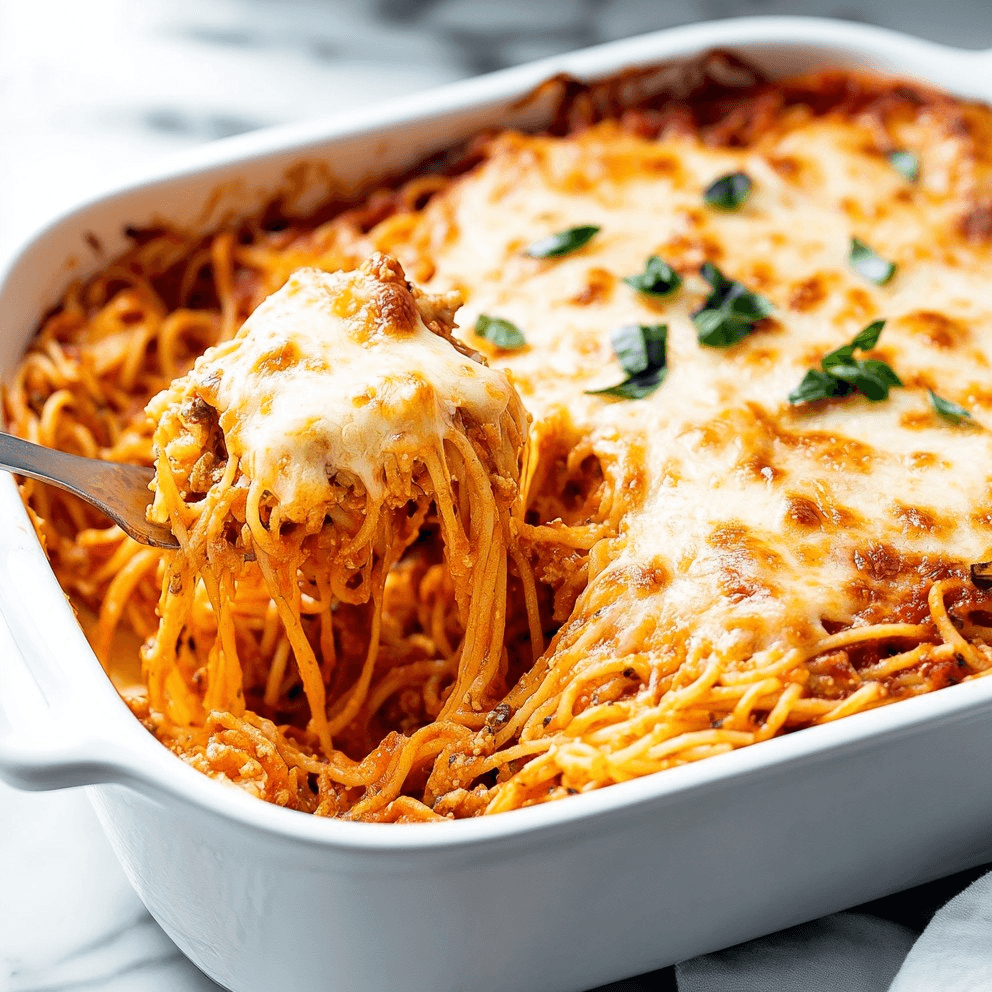 Baked Spaghetti (Pasta).