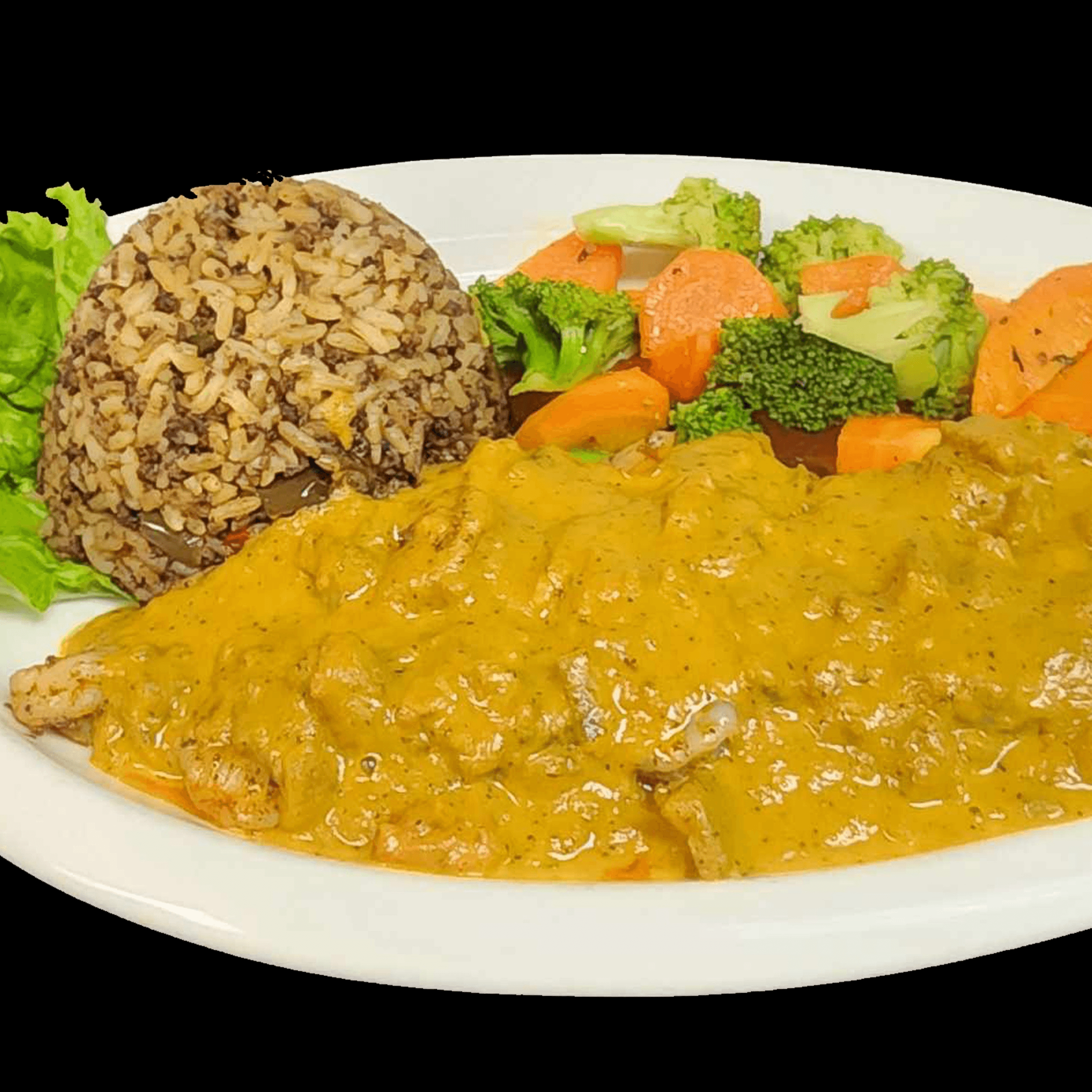 Blackened Catfish Etouffee.