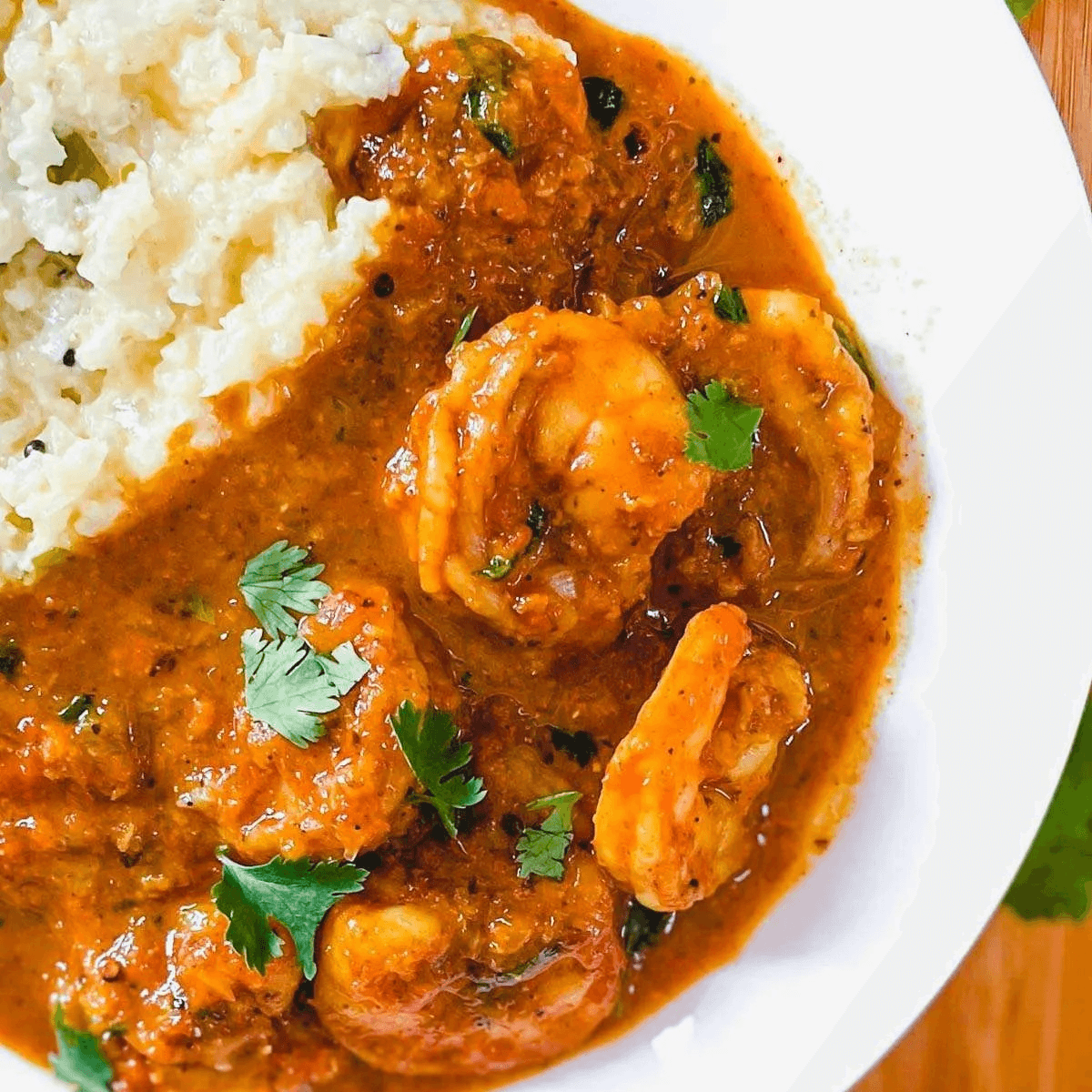 Shrimp Tikka Masala.