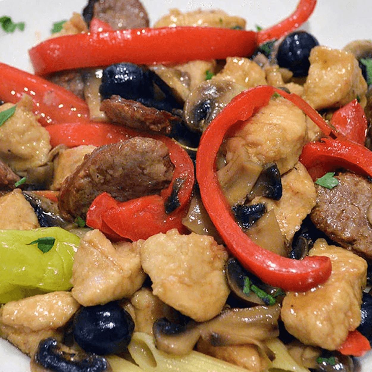 Chicken Scarpariello.