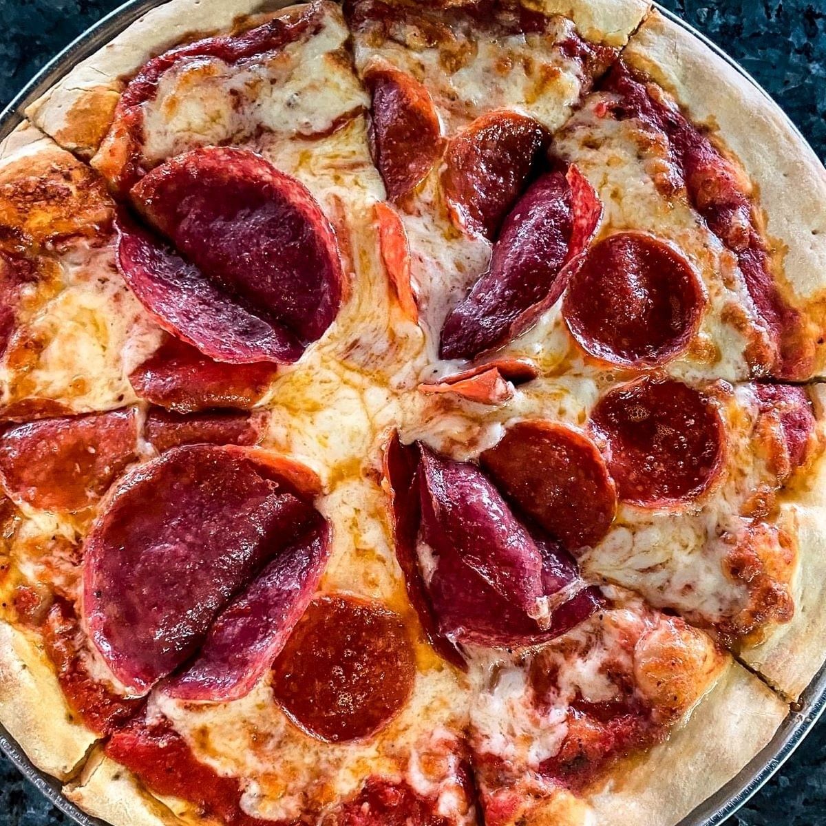 One Topping Pizza.