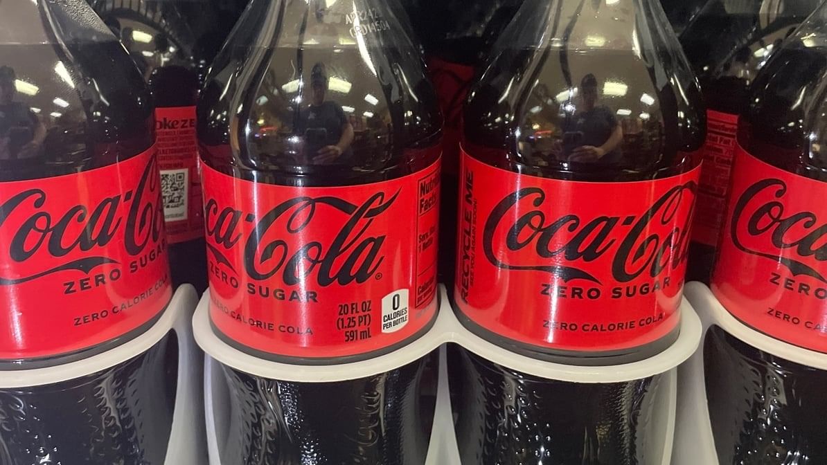 Coca-Cola Zero Sugar 20 Oz. Bottle.
