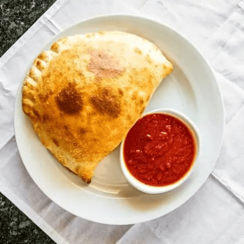 Chicken Spinach Calzone.