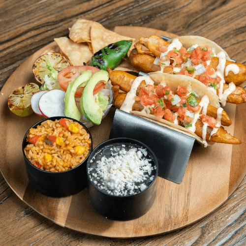 Fish Tacos.