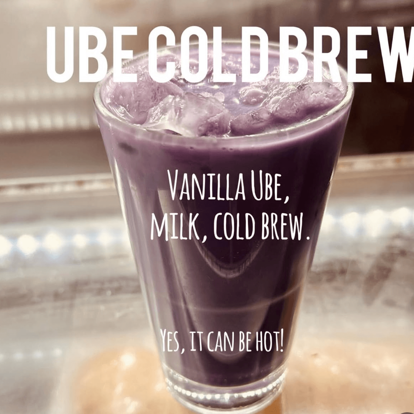 Ube cold brew 