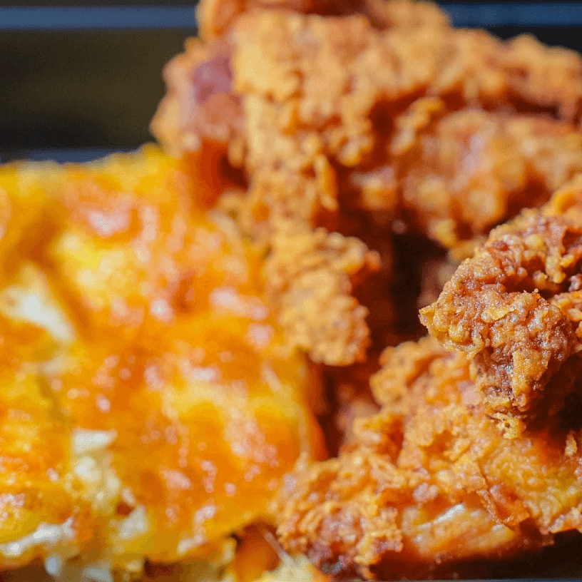 Chicken and Mac and Cheese Combo.