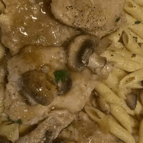Premium Milk Fed Veal Marsala.