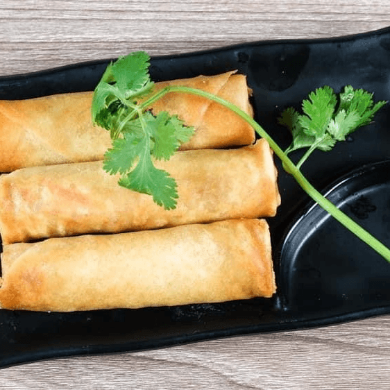 A2. Egg Rolls (Chicken  or Veggies) (3).