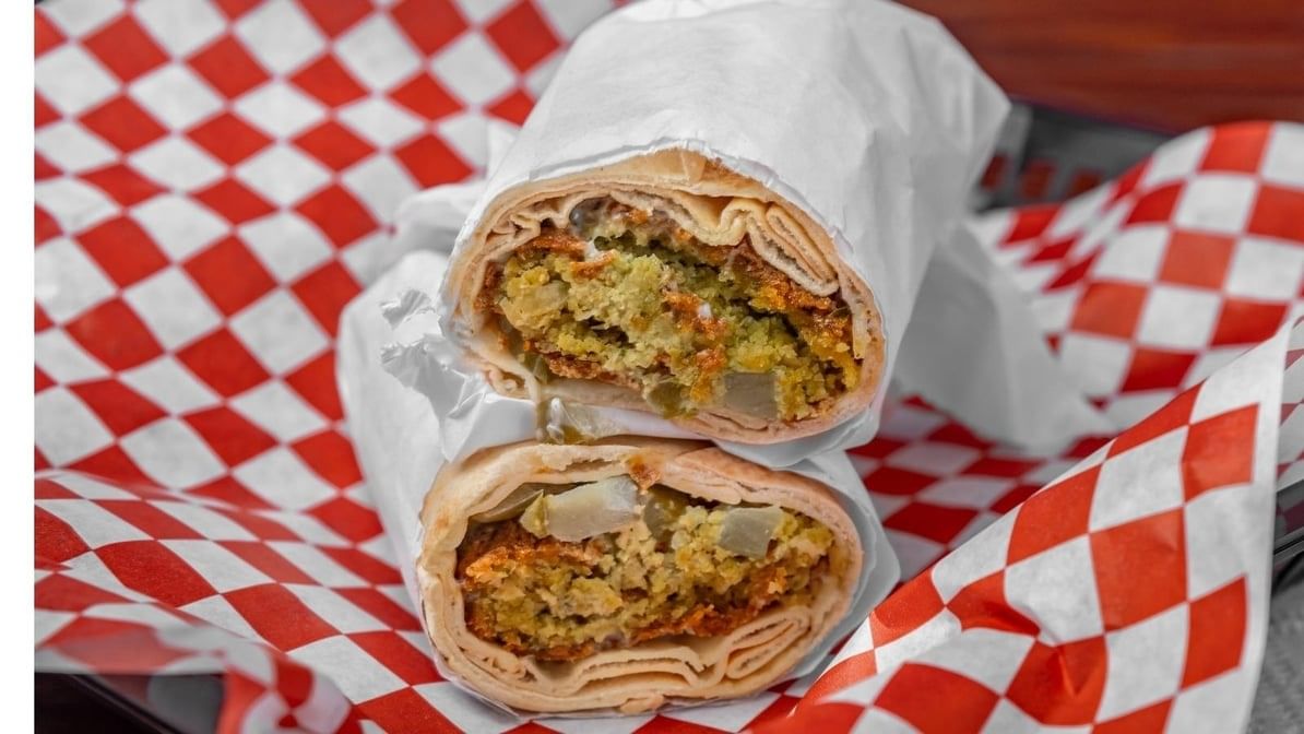 Falafel Shawarma.