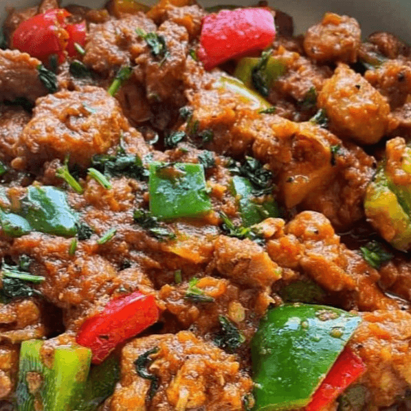 Chicken Jalfrezi.