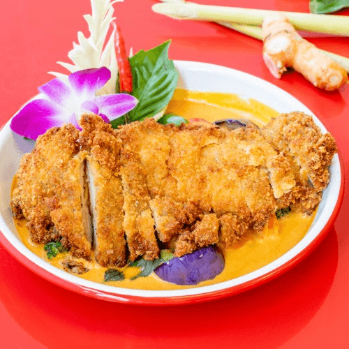 Crispy Chicken Rice.