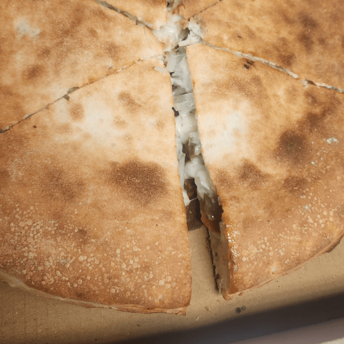 Stuffed Chicken Pizza.