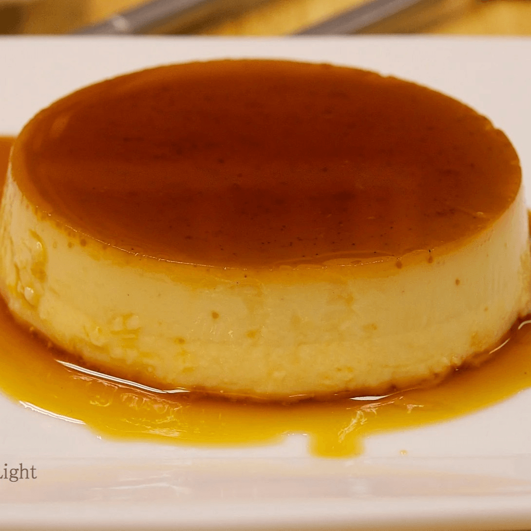 Flan de Vainilla.
