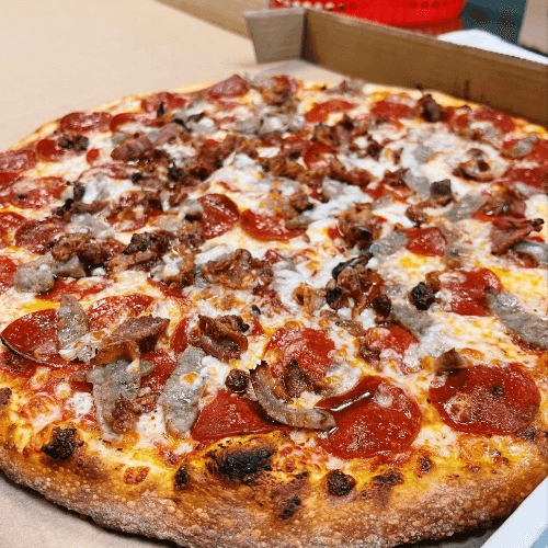 Double Meat Democracy Pizza (16'' Large).