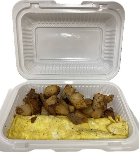 3 Eggs with Home Fries.