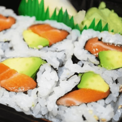 Salmon Avocado Roll.