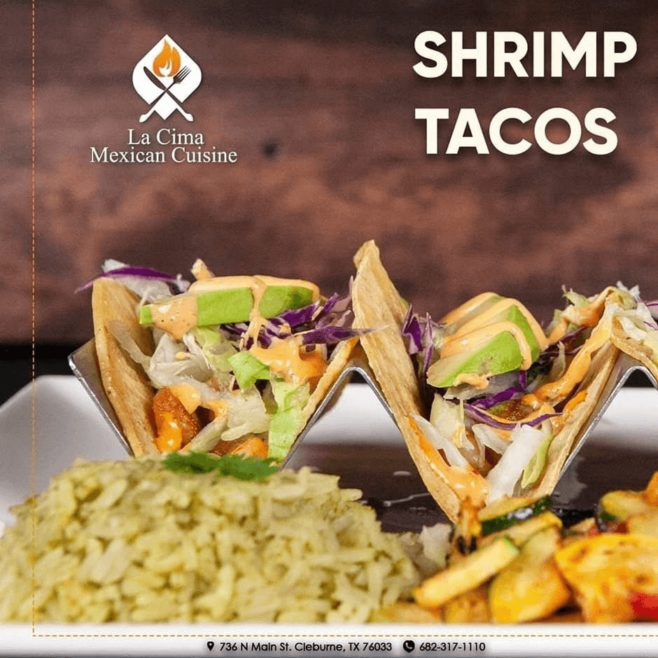 Shrimp Tacos.
