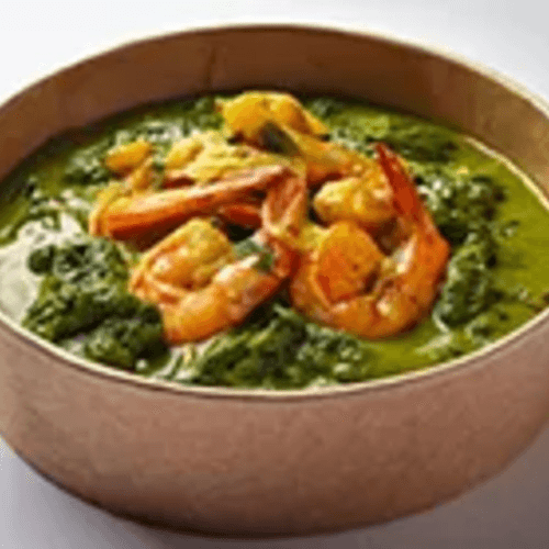 Shrimp Saag.