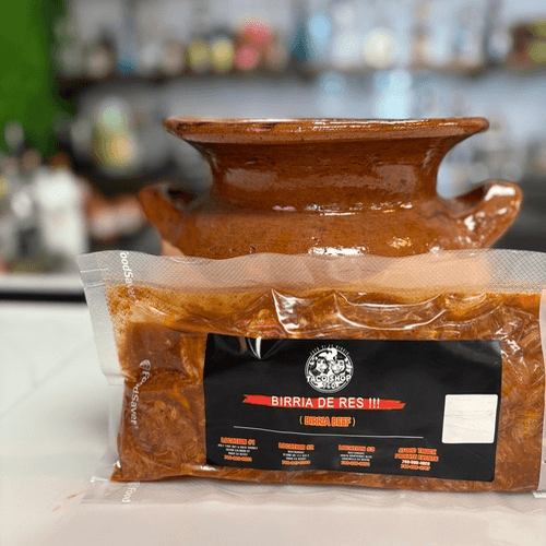 Vacuum-Sealed Birria (1 lb) / Birria Al Vacío (1 lb).