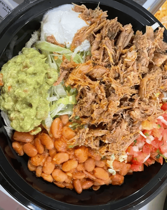 Carnitas (Pork) Salad.