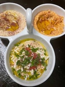 Hummus Sampler.