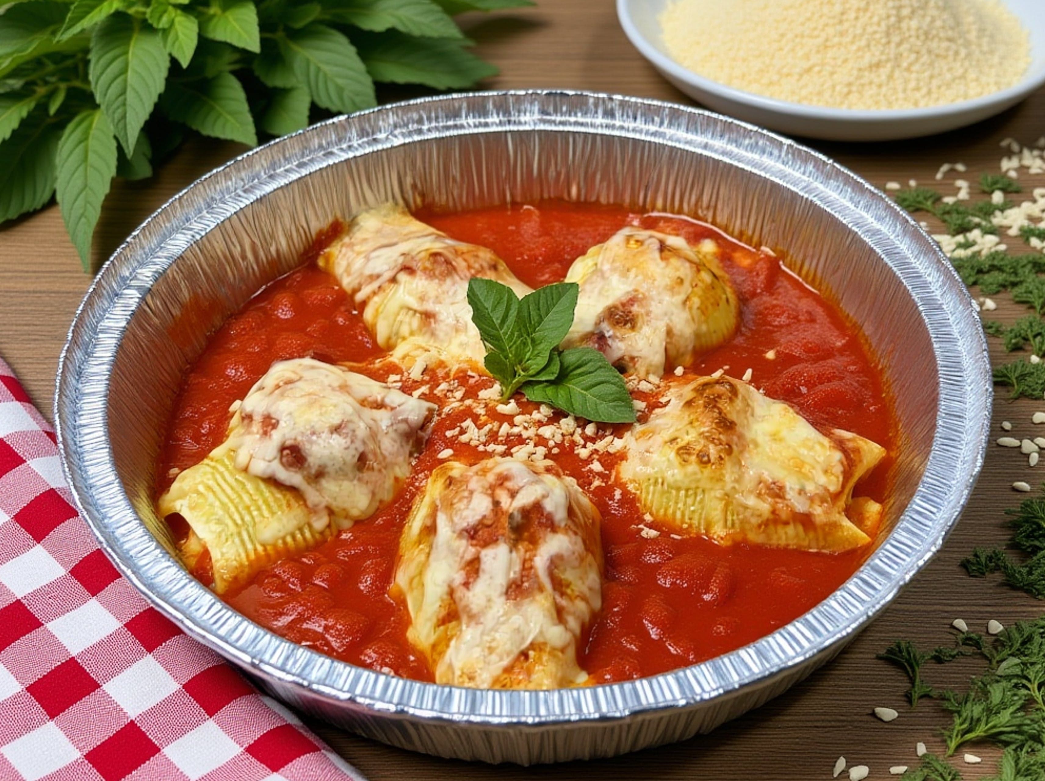 Stuffed shells pasta.