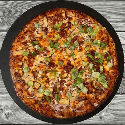 BBQ Chicken Pizza.