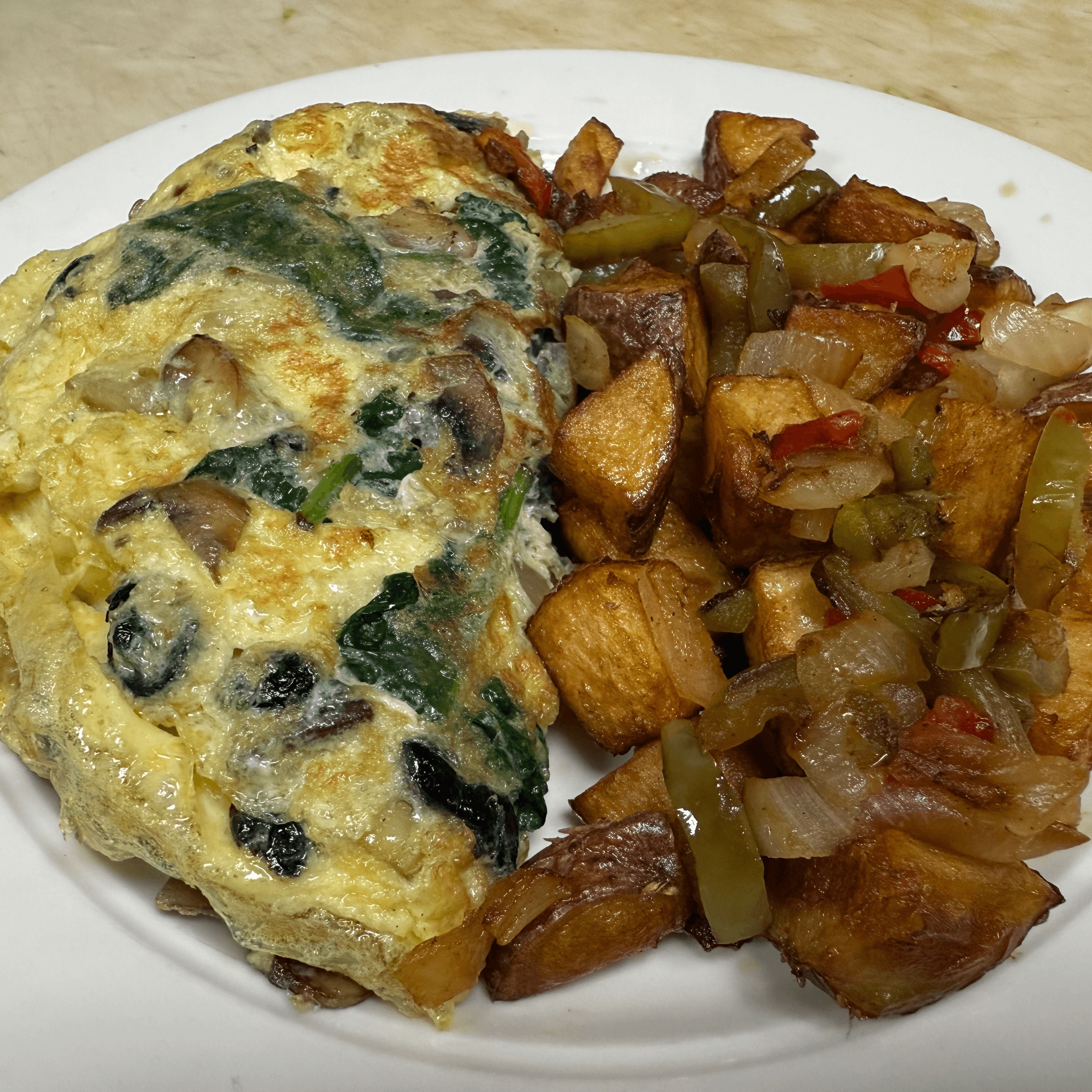 Mediterranean Omelet.