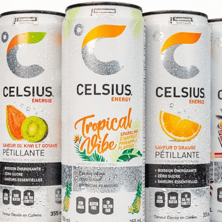 Celsius Sparkling Water.