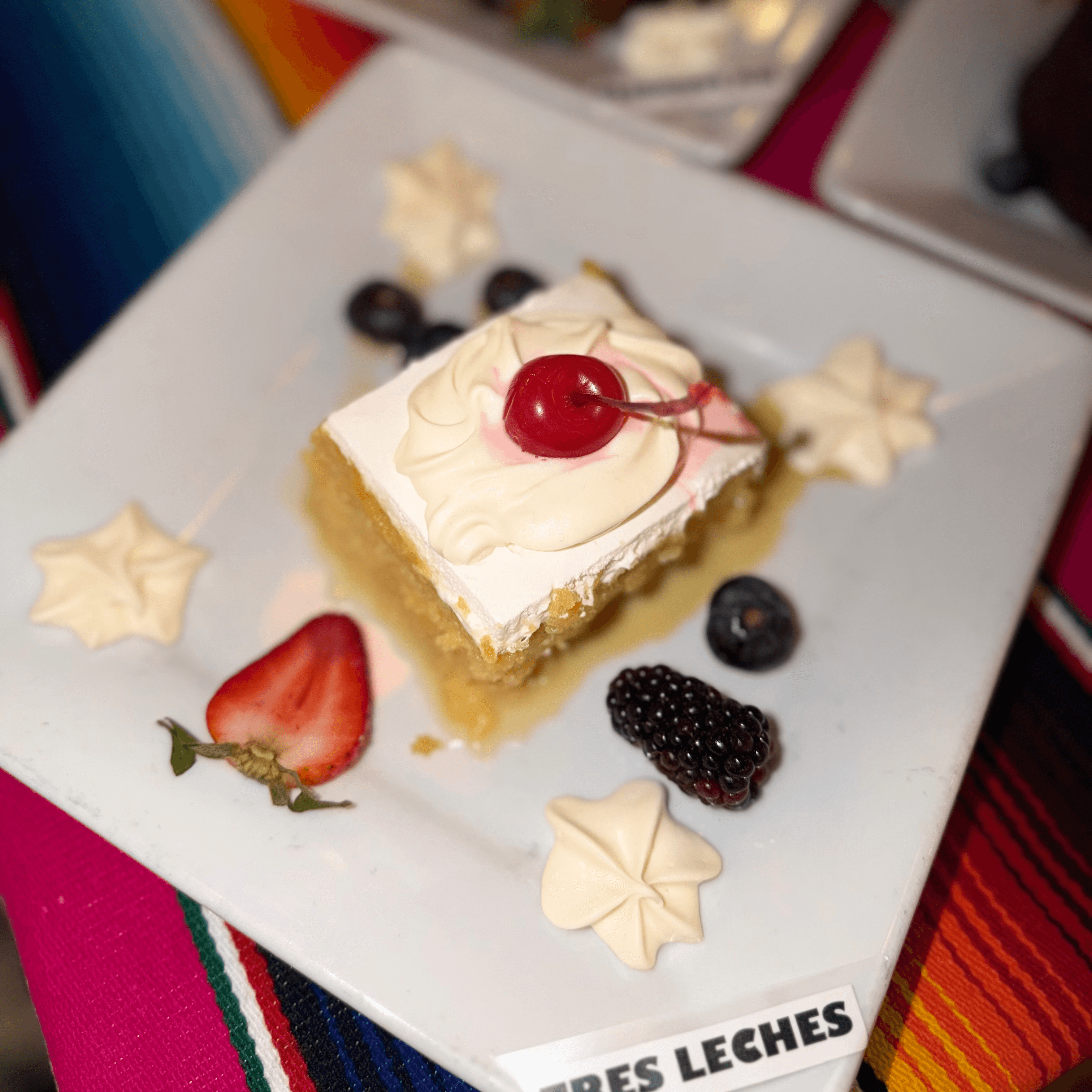 Tres Leches Cake.
