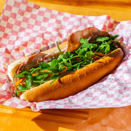 Roast Red Pork Sandwich | Bánh Mì Xá Xíu.